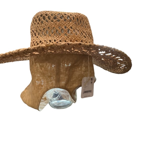 NWT FREE PEOPLE Wavecrest Sun Hat Removable Sun Guard OS - Picture 2 of 3